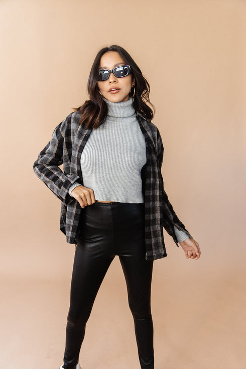 Glow Up Sweater // Gray